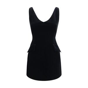 Max Mara Sportmax Women Tefrite Structured V-Neck Dress